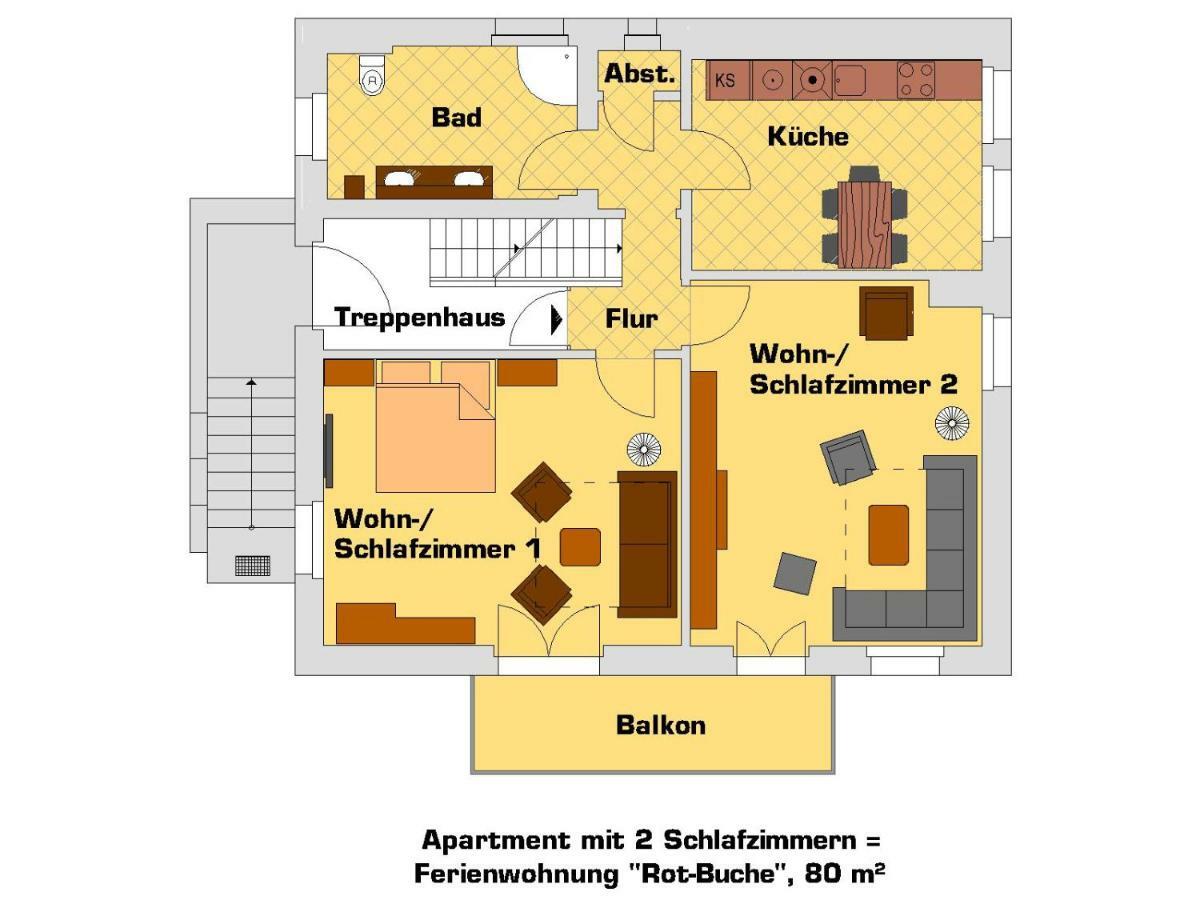 “Haus Am Kuestenwald” Ferienwohnungen Граль-Мюриц Экстерьер фото